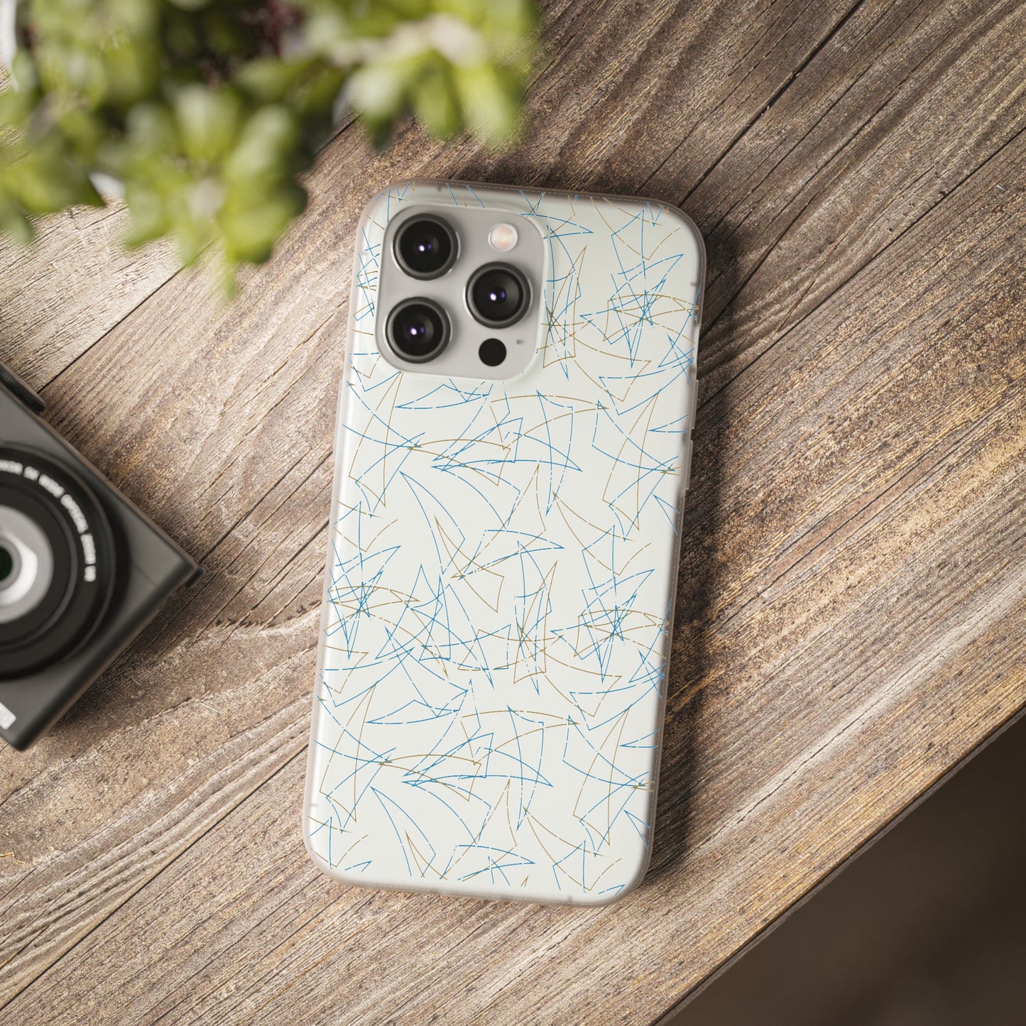 Randolph South Shore Bar Pizza Table Top Pattern iPhone Case