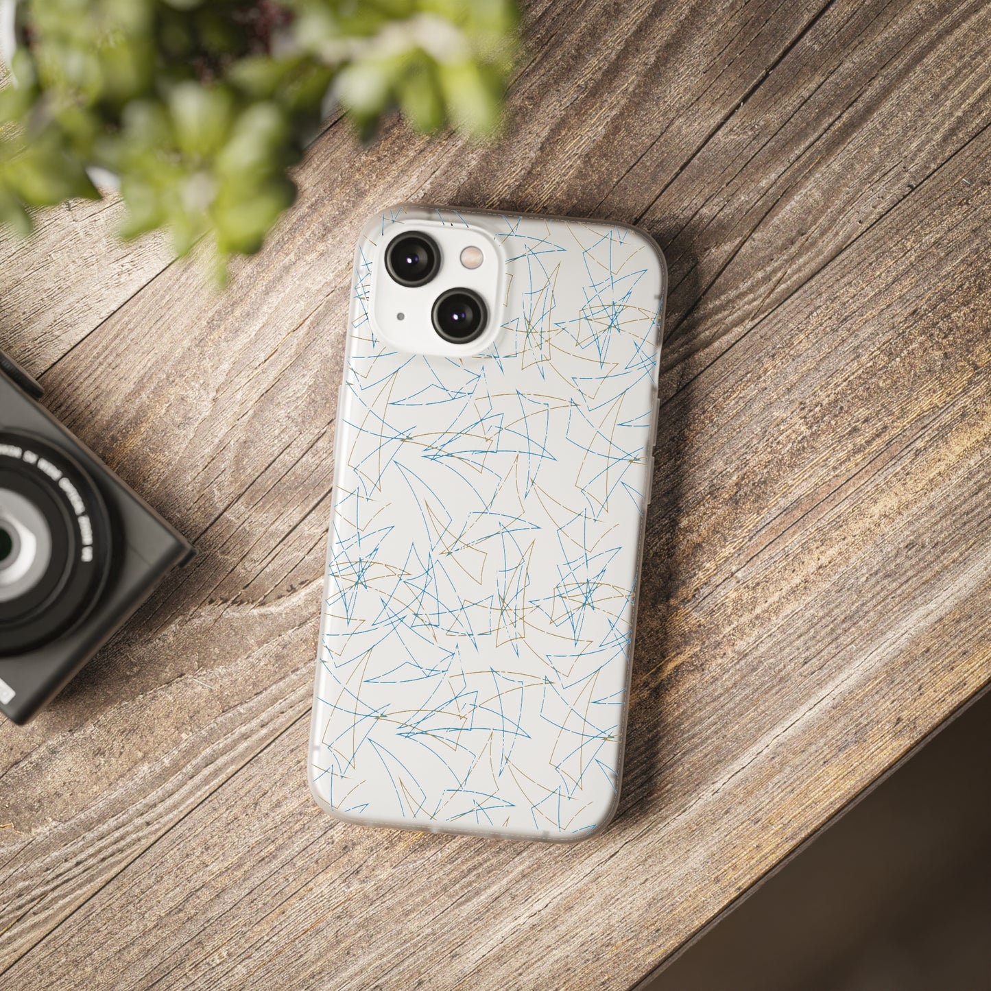 Randolph South Shore Bar Pizza Table Top Pattern iPhone Case