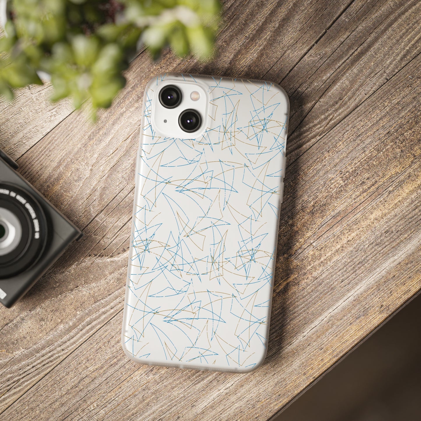 Randolph South Shore Bar Pizza Table Top Pattern iPhone Case