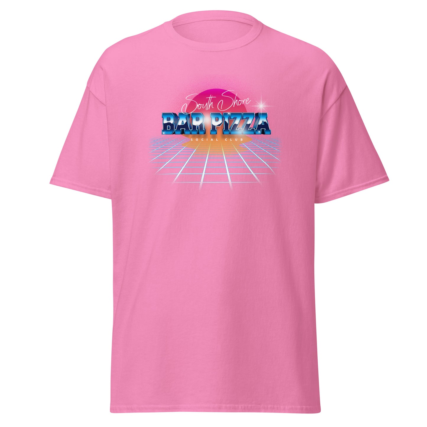 80's Style South Shore Bar Pizza Social Club Tee