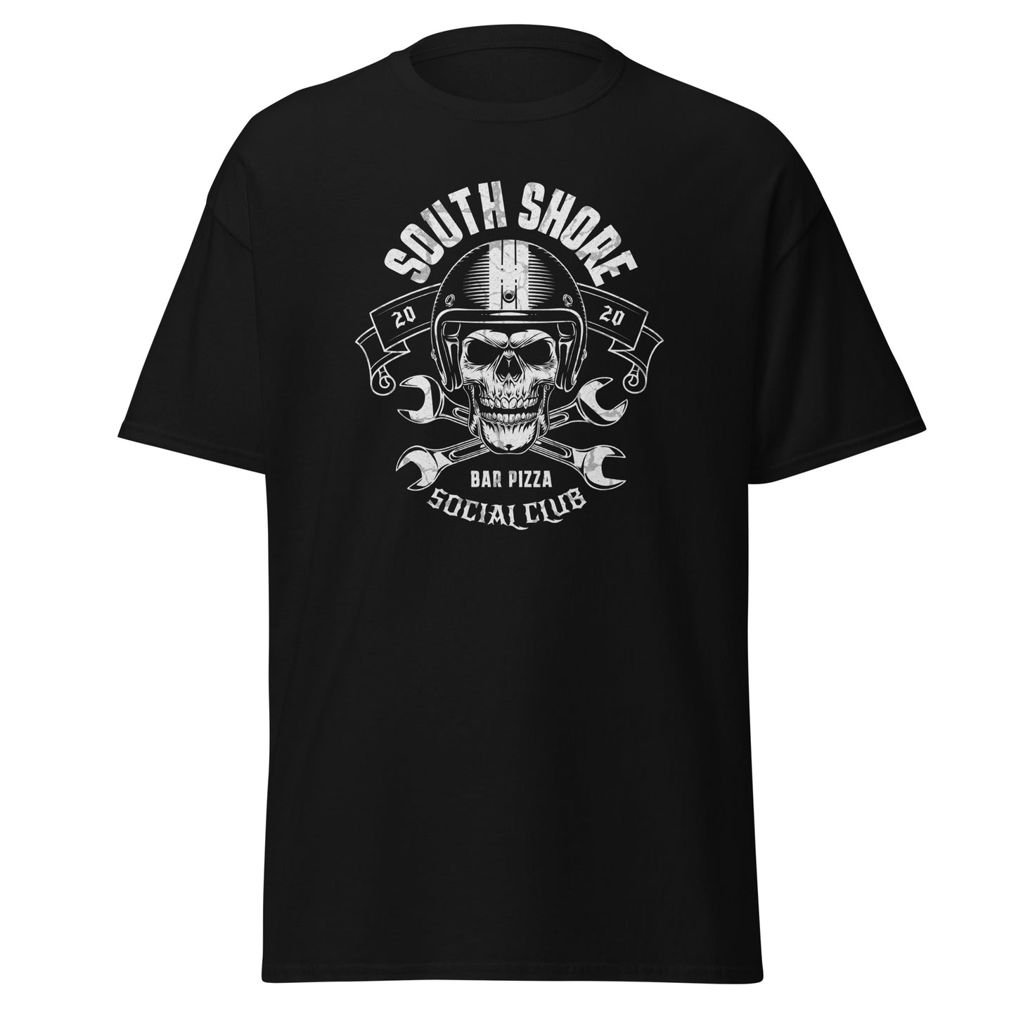 South Shore Bar Pizza Social Club Biker Tee