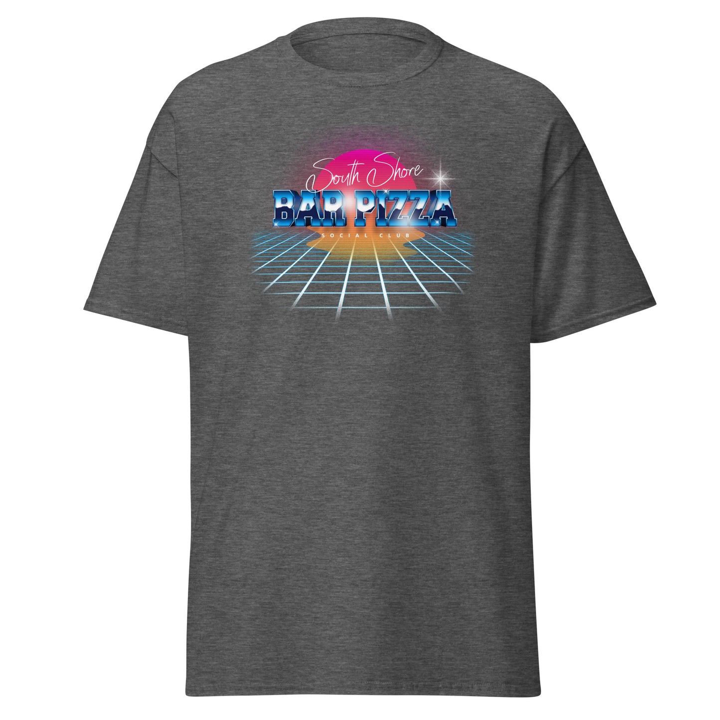 80's Style South Shore Bar Pizza Social Club Tee