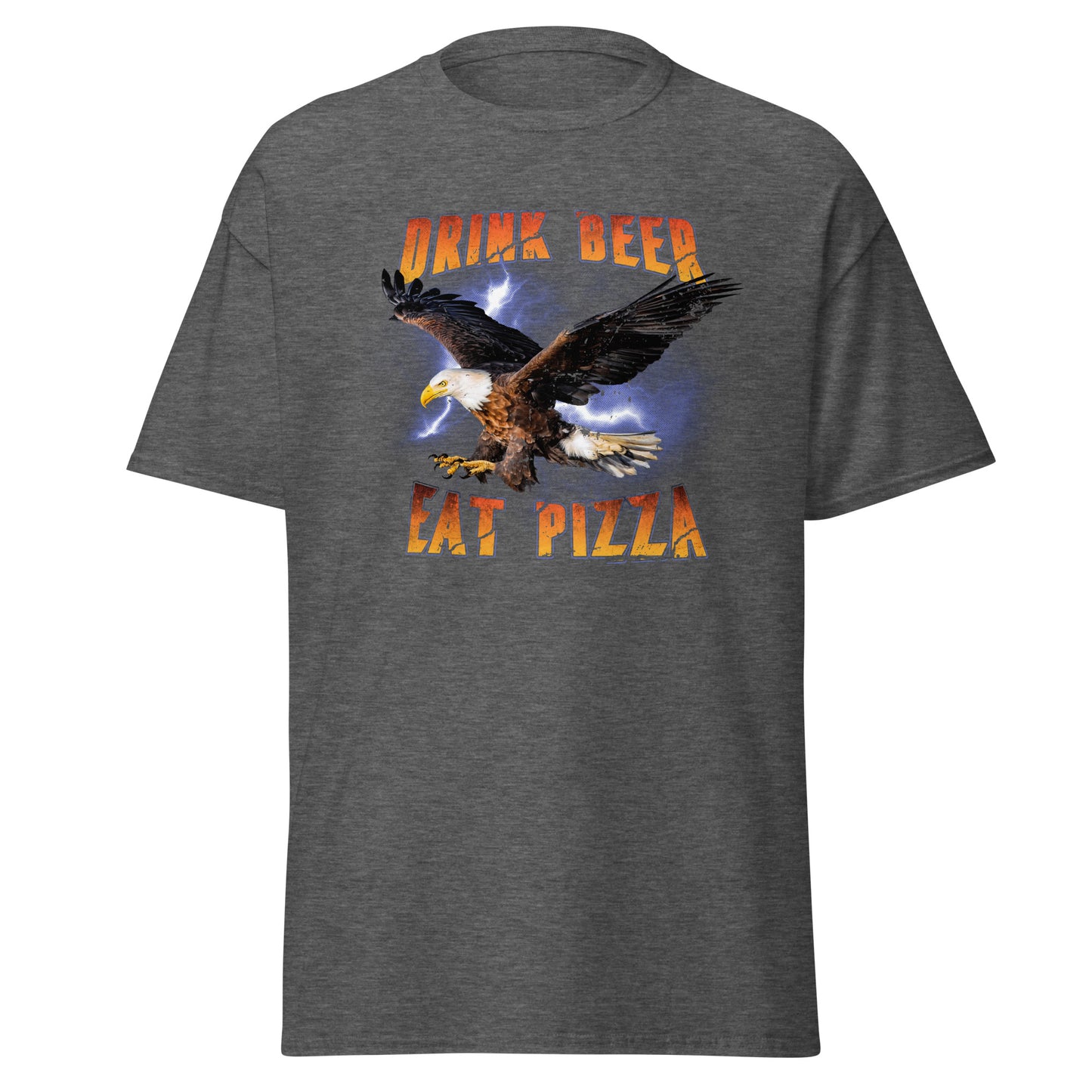 Drink Beer Eat Pizza American Eagle Tee
