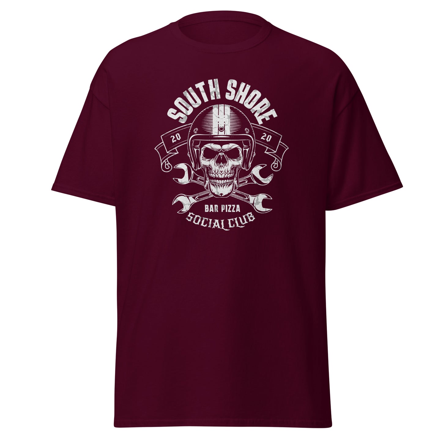 South Shore Bar Pizza Social Club Biker Tee