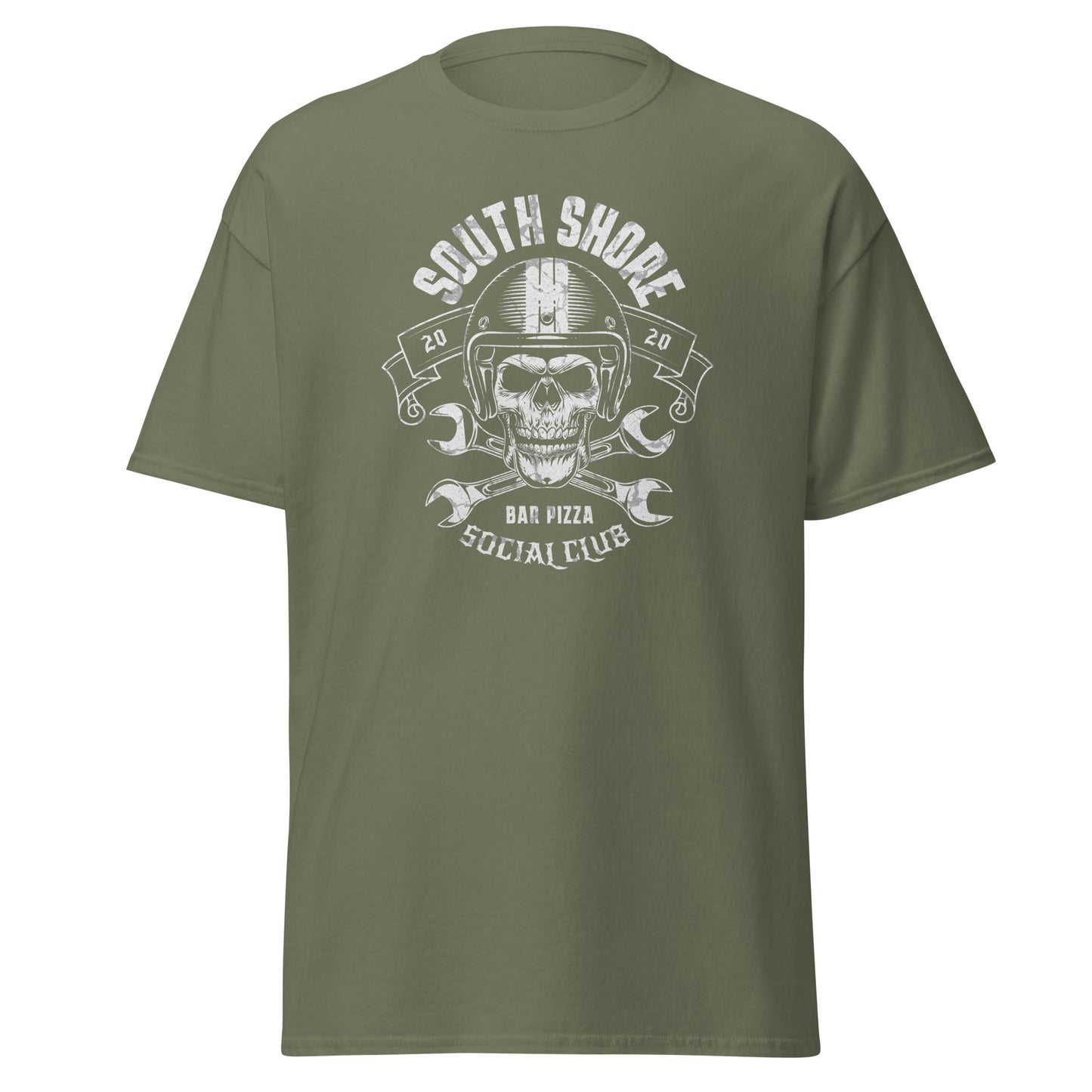 South Shore Bar Pizza Social Club Biker Tee