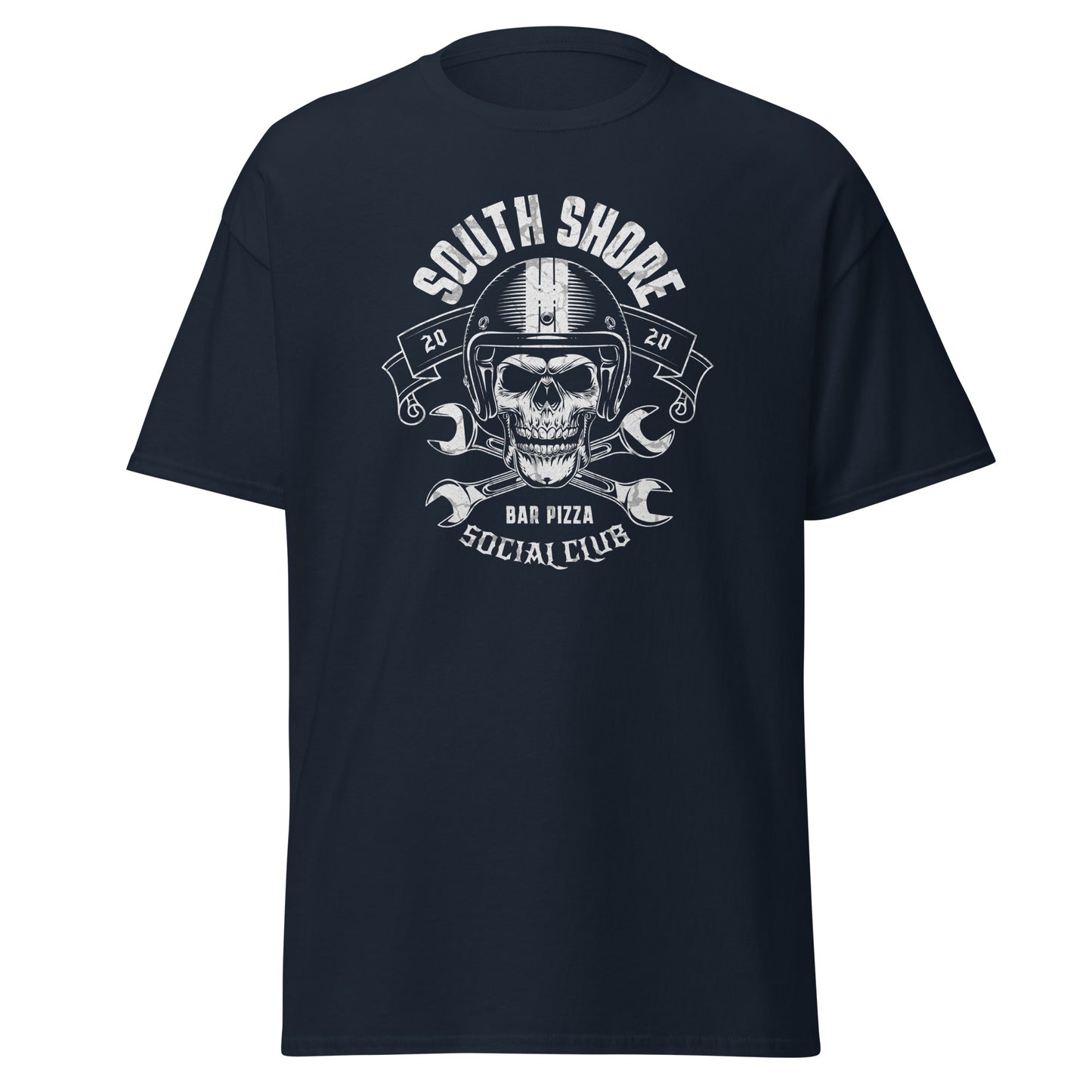 South Shore Bar Pizza Social Club Biker Tee