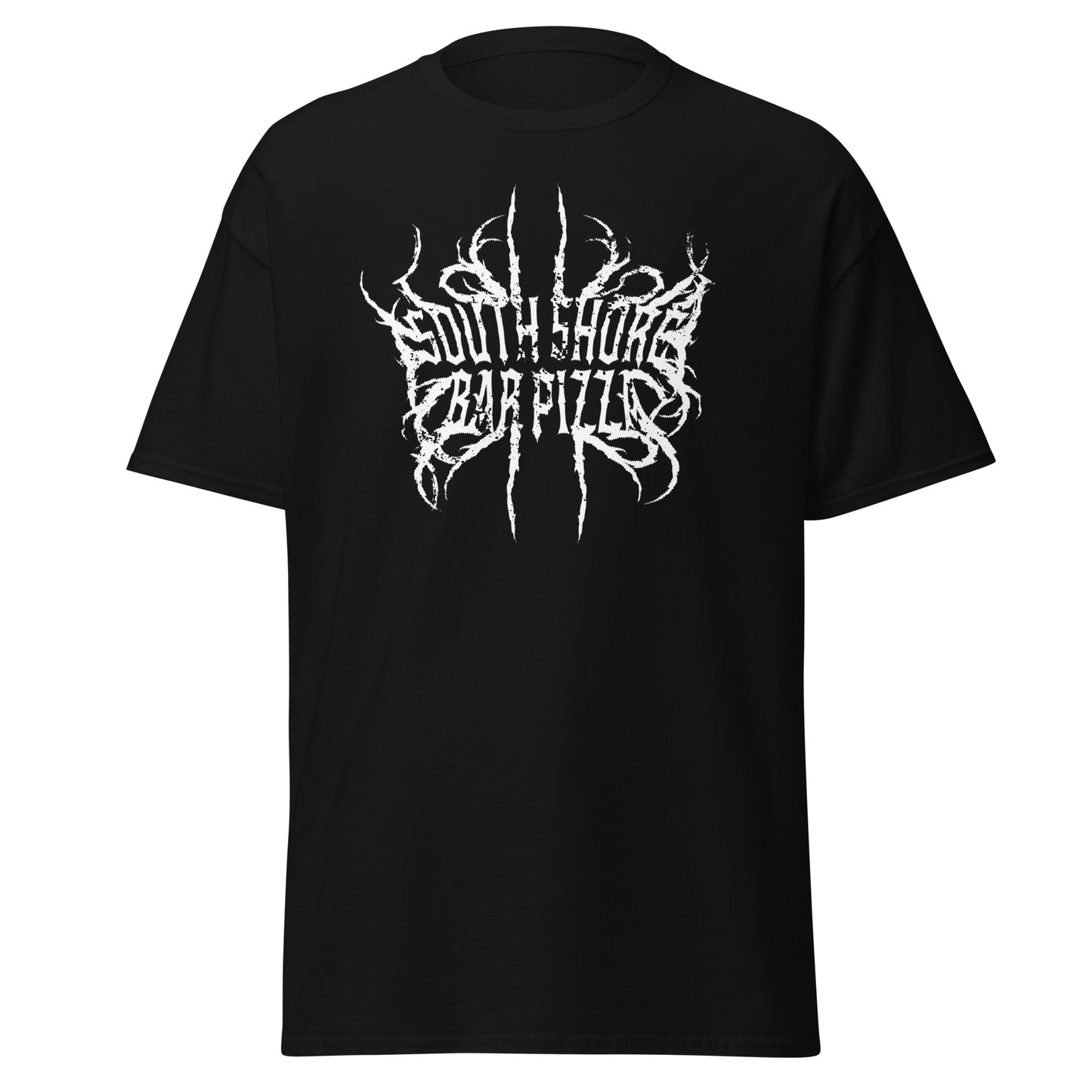 South Shore Bar Pizza Death Metal Band Tee