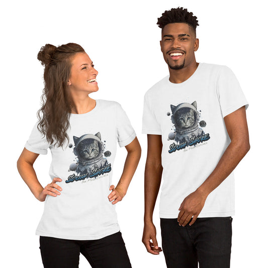 Space Cat South Shore Bar Pizza Explorer Tee