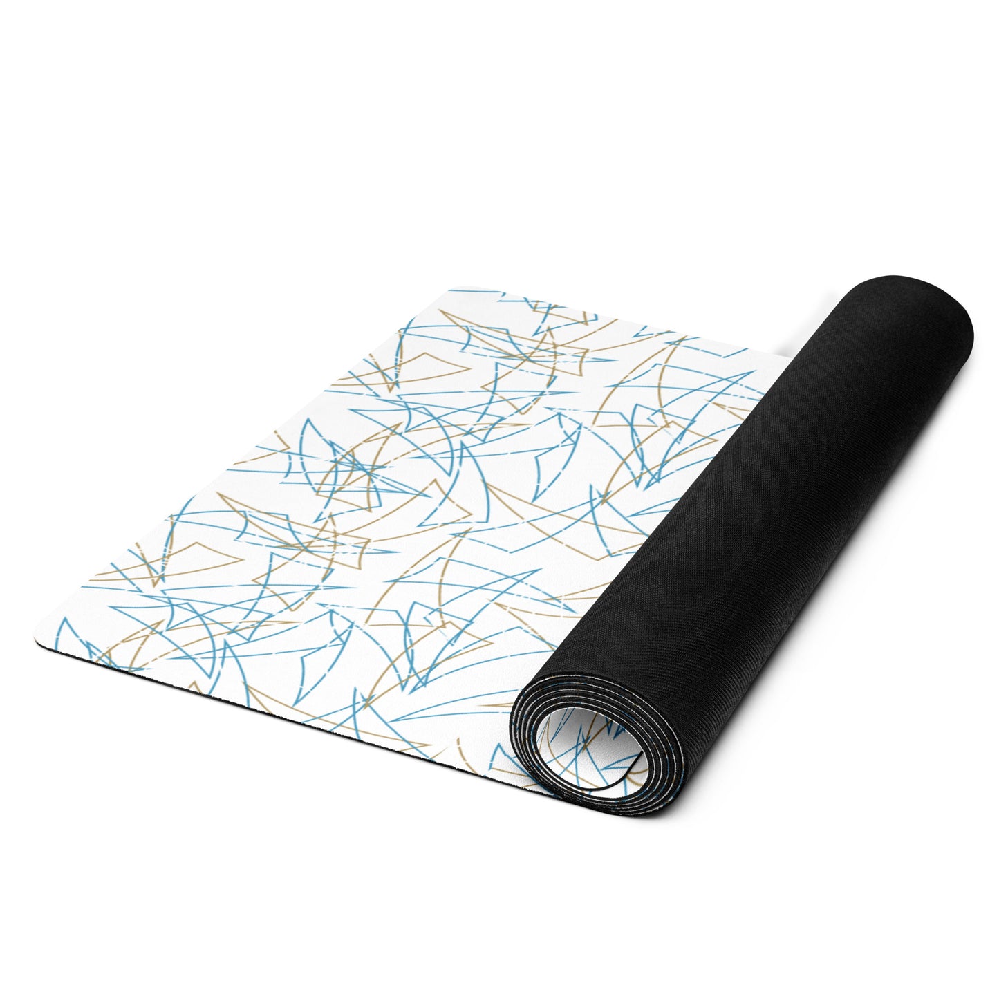Randolph Bar Pizza Table Pattern Yoga Mat