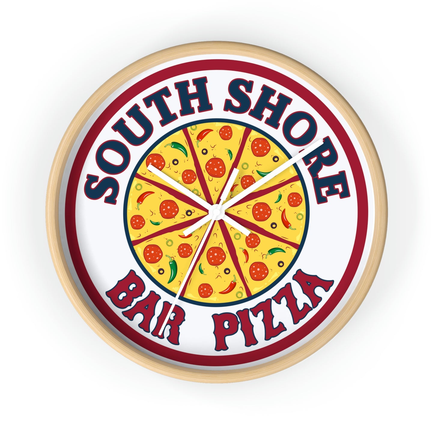 South Shore Bar Pizza Wall Clock