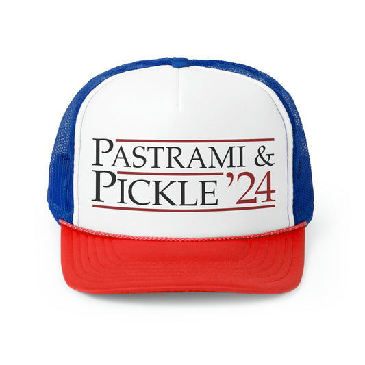 Pastrami and Pickle Bar Pizza Hat