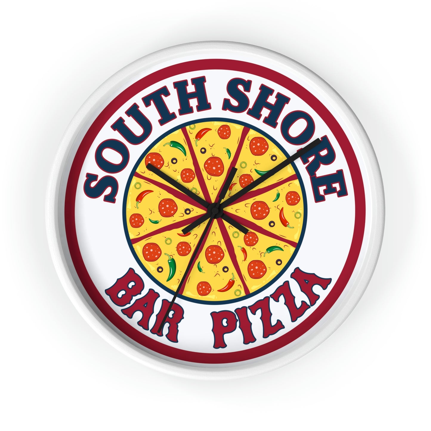 South Shore Bar Pizza Wall Clock