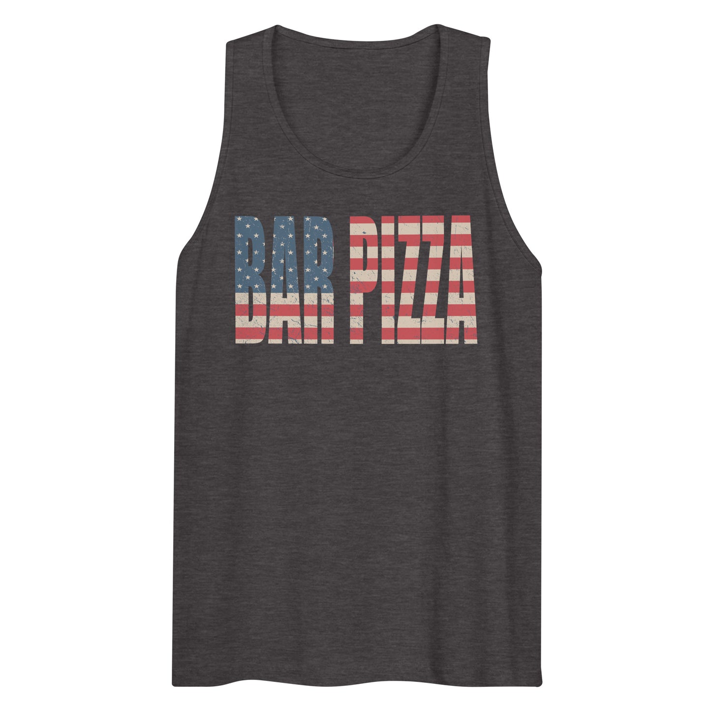 American Flag Bar Pizza Tank Top