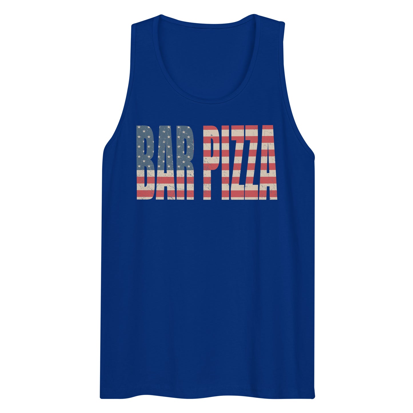 American Flag Bar Pizza Tank Top