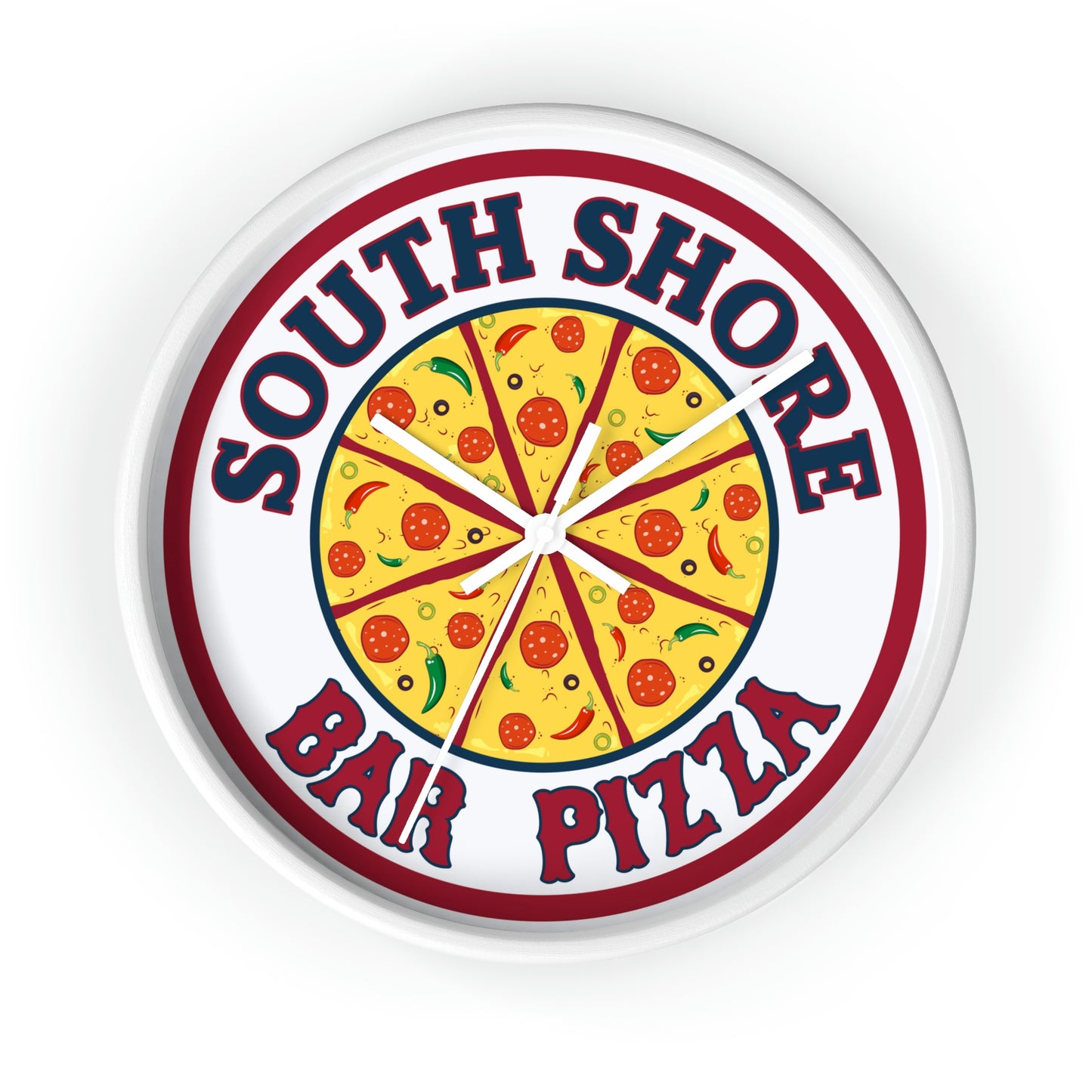 South Shore Bar Pizza Wall Clock