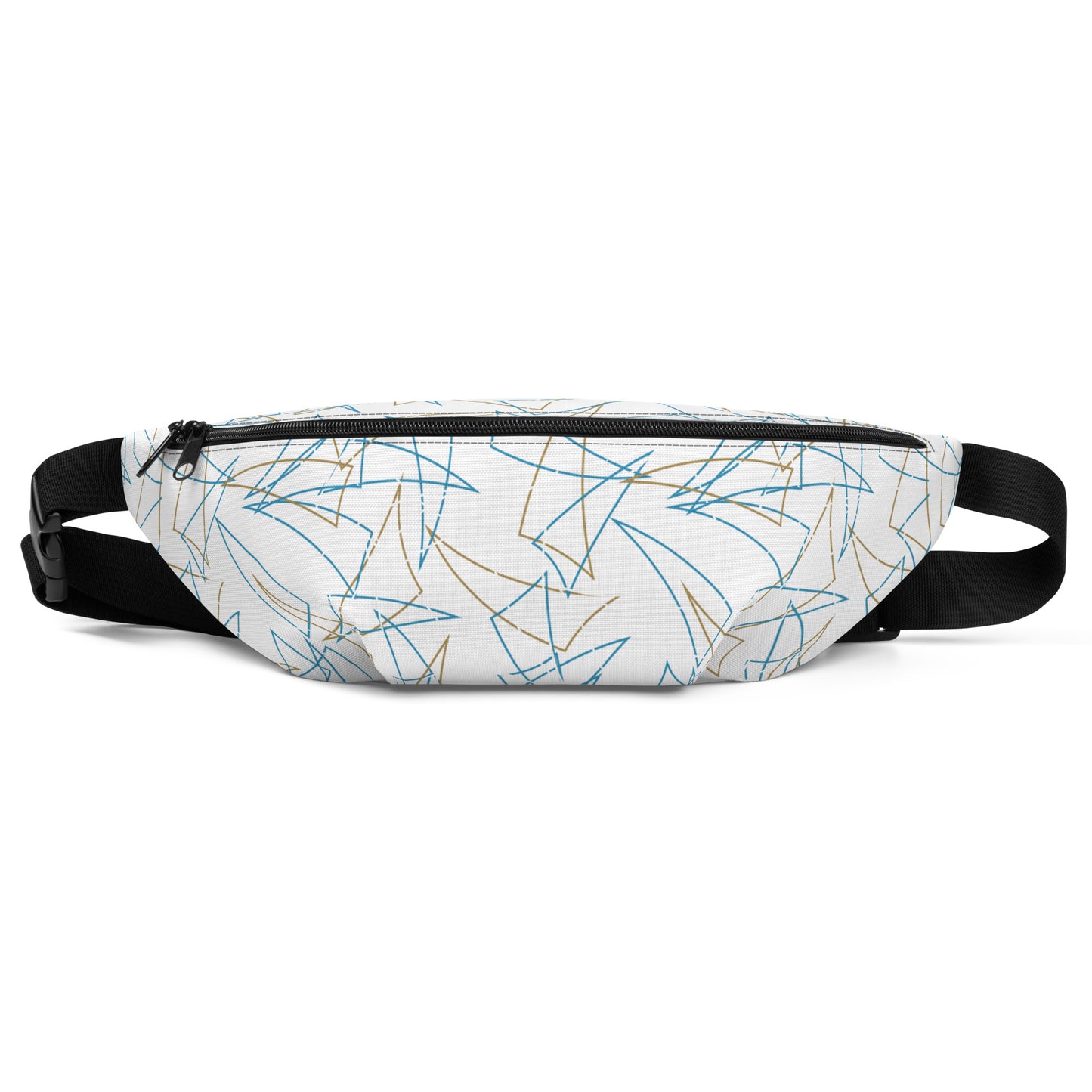 80's Table Top Pattern Bar Pizza Fanny Pack