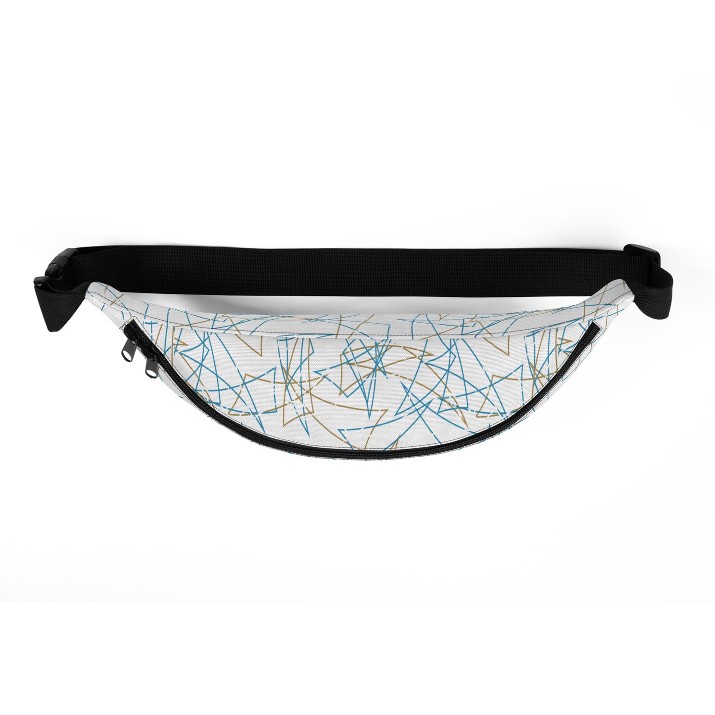 80's Table Top Pattern Bar Pizza Fanny Pack