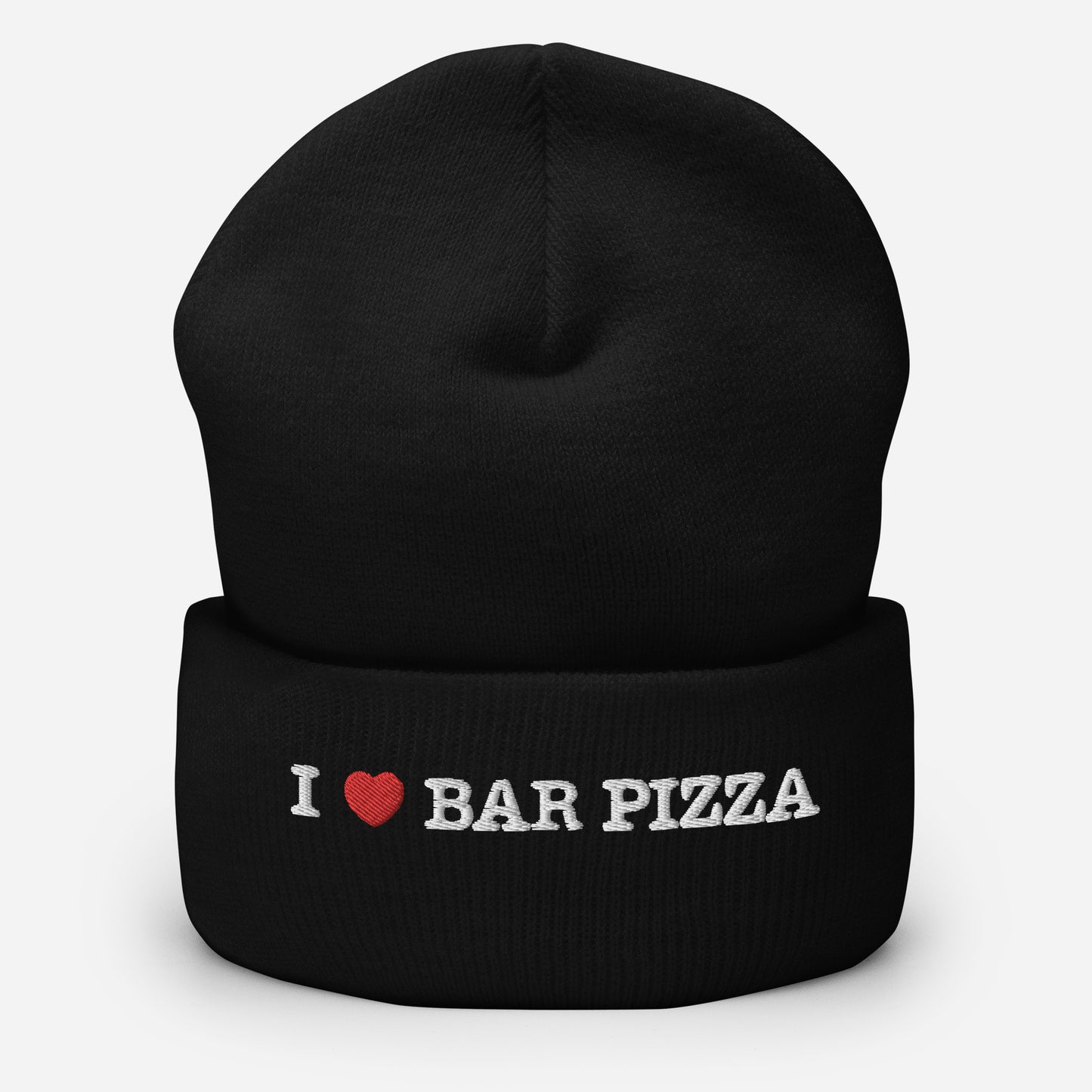 I Heart Bar Pizza Beanie - No Pom Pom