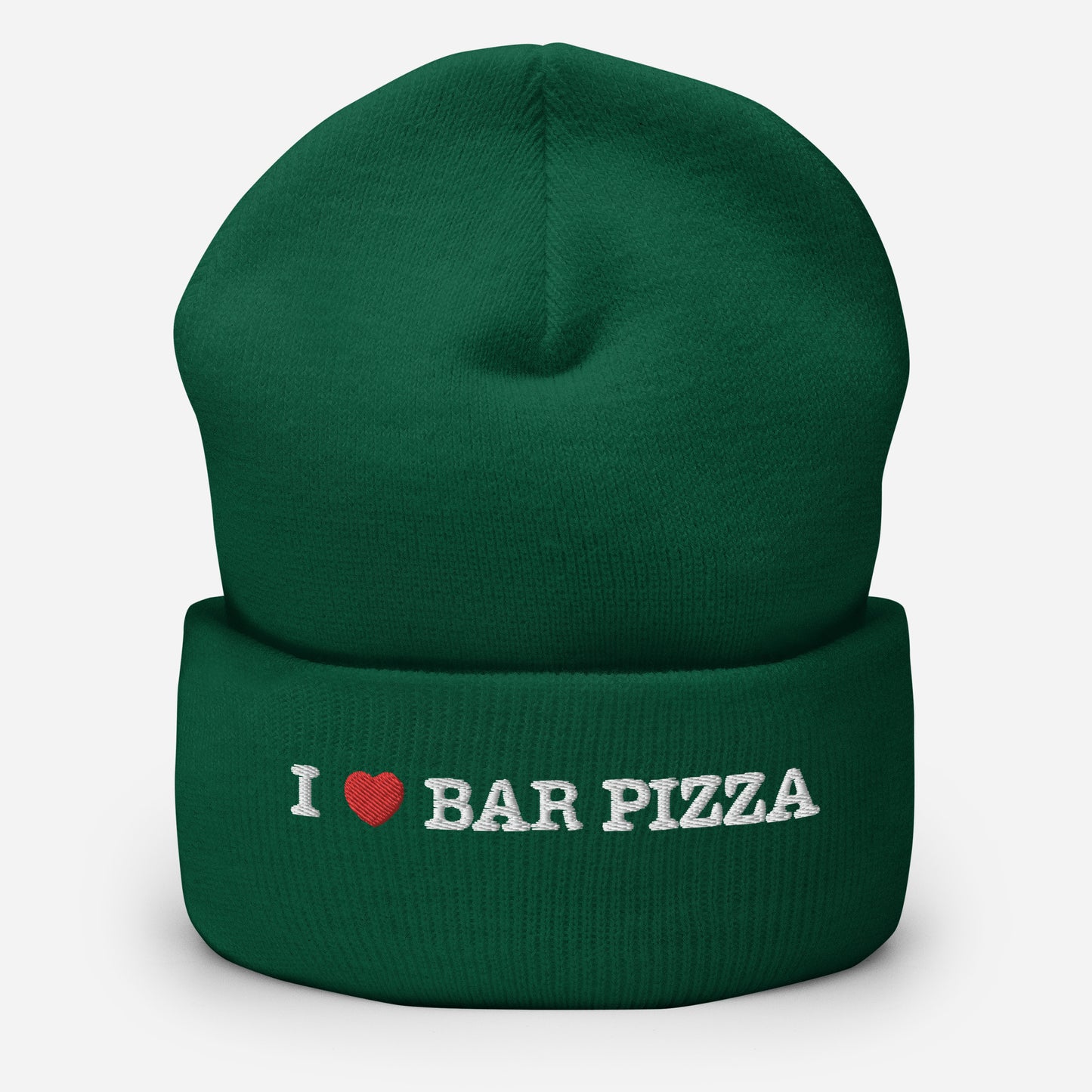 I Heart Bar Pizza Beanie - No Pom Pom