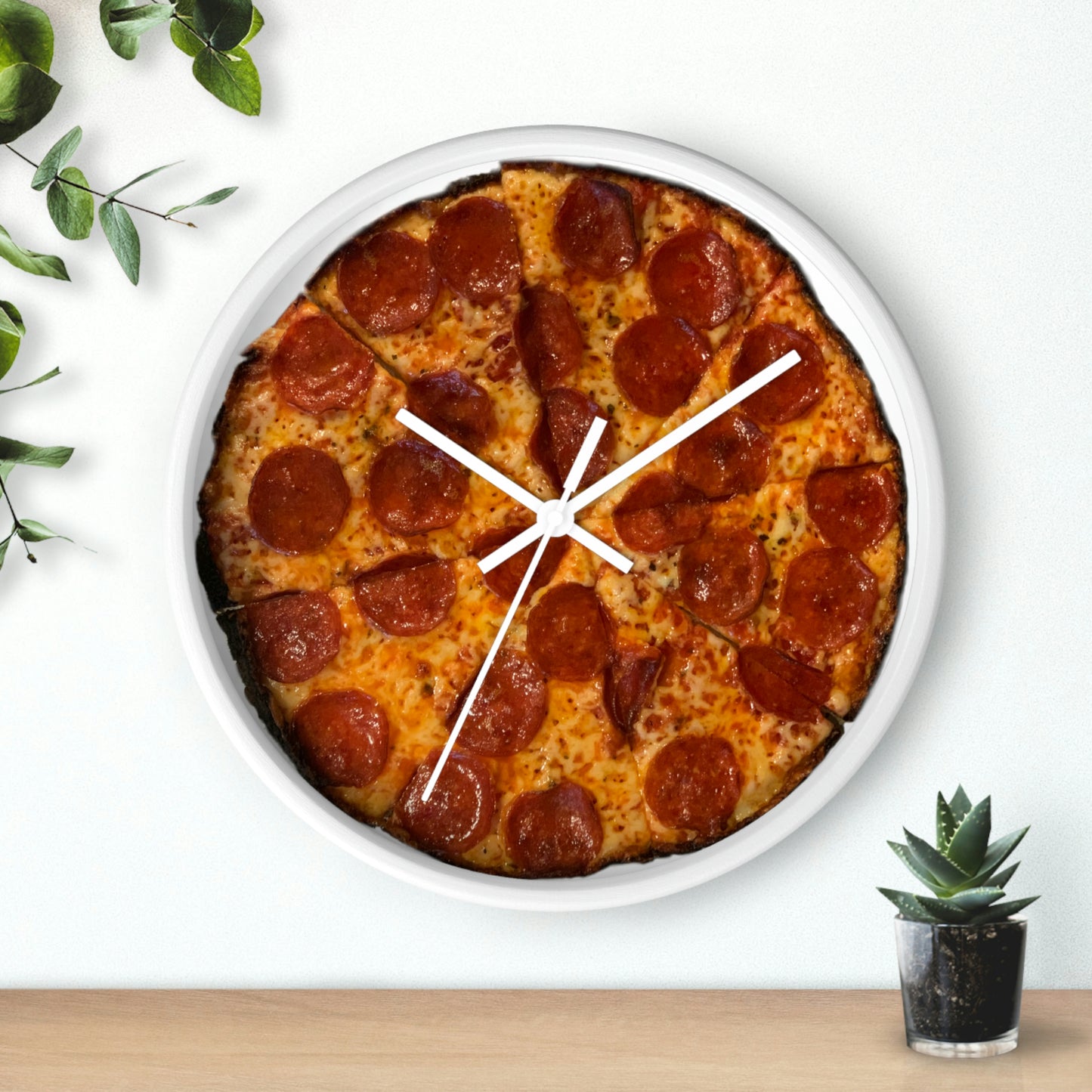 South Shore Bar Pizza Pepperoni Wall Clock