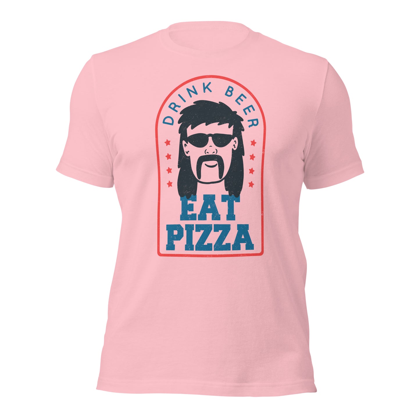 Drink Beer Eat Pizza Mullet T-Shirt