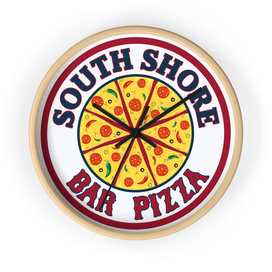 South Shore Bar Pizza Wall Clock