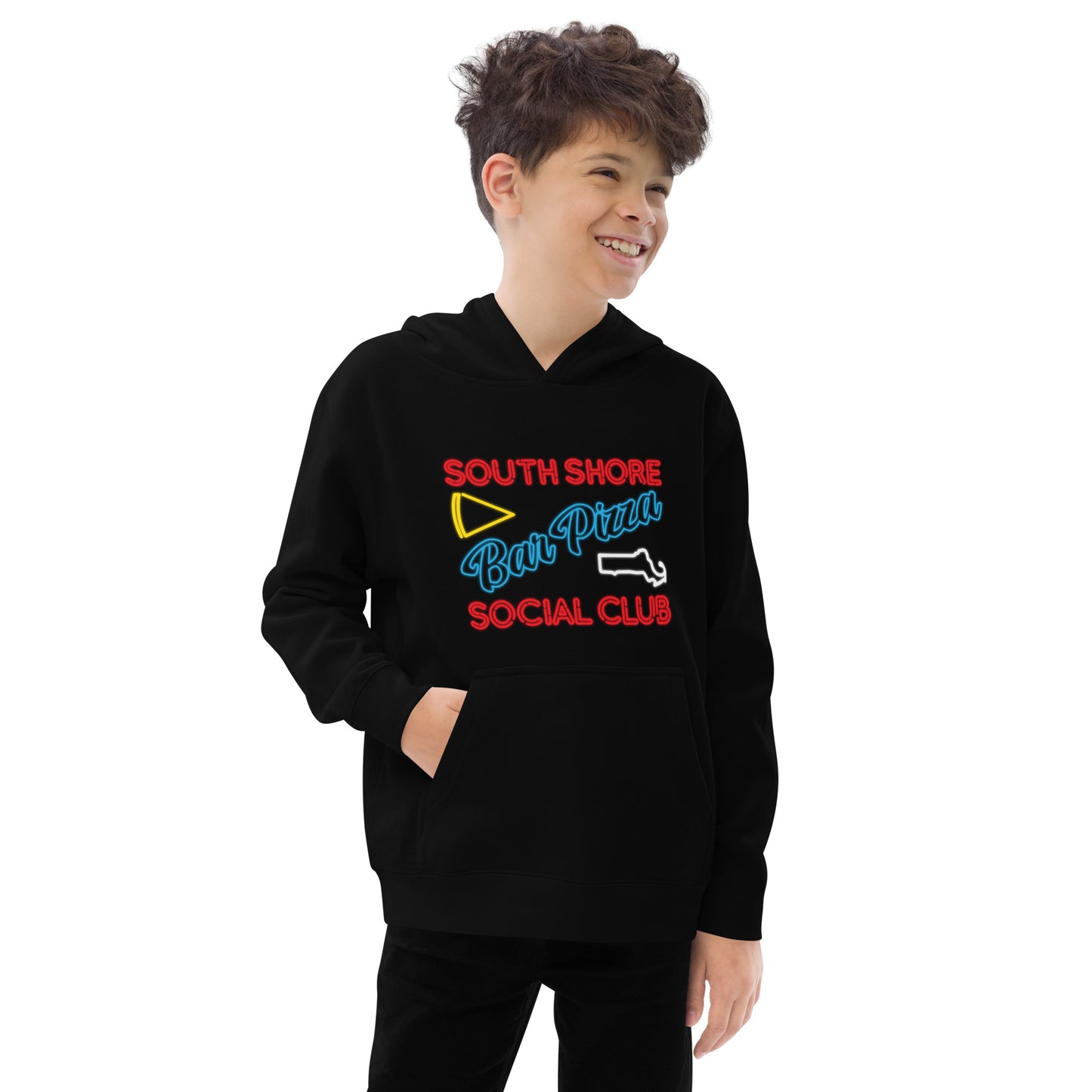 Kids South Shore Bar Pizza Social Club Hoodie