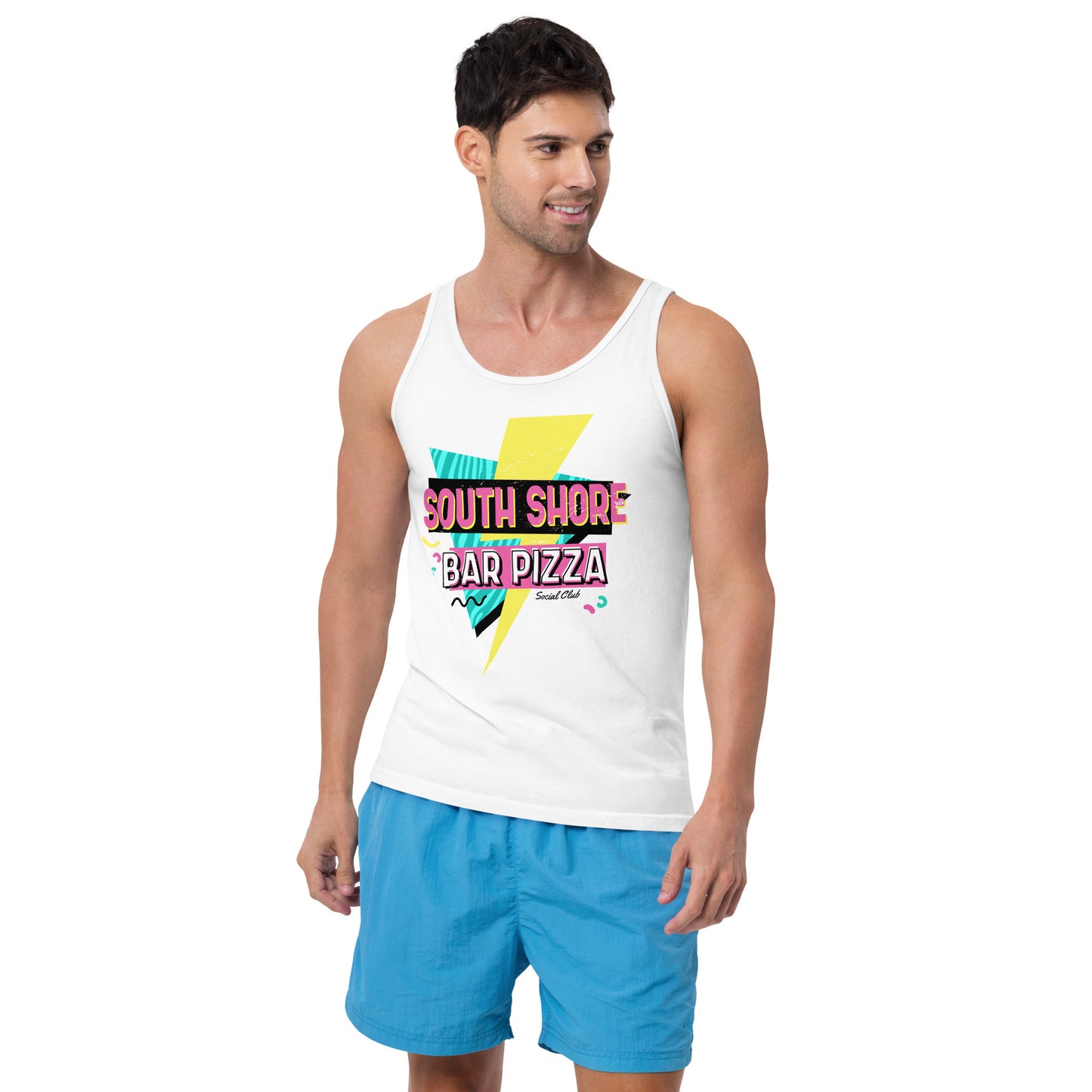 90's South Shore Bar Pizza Social Club Tank Top
