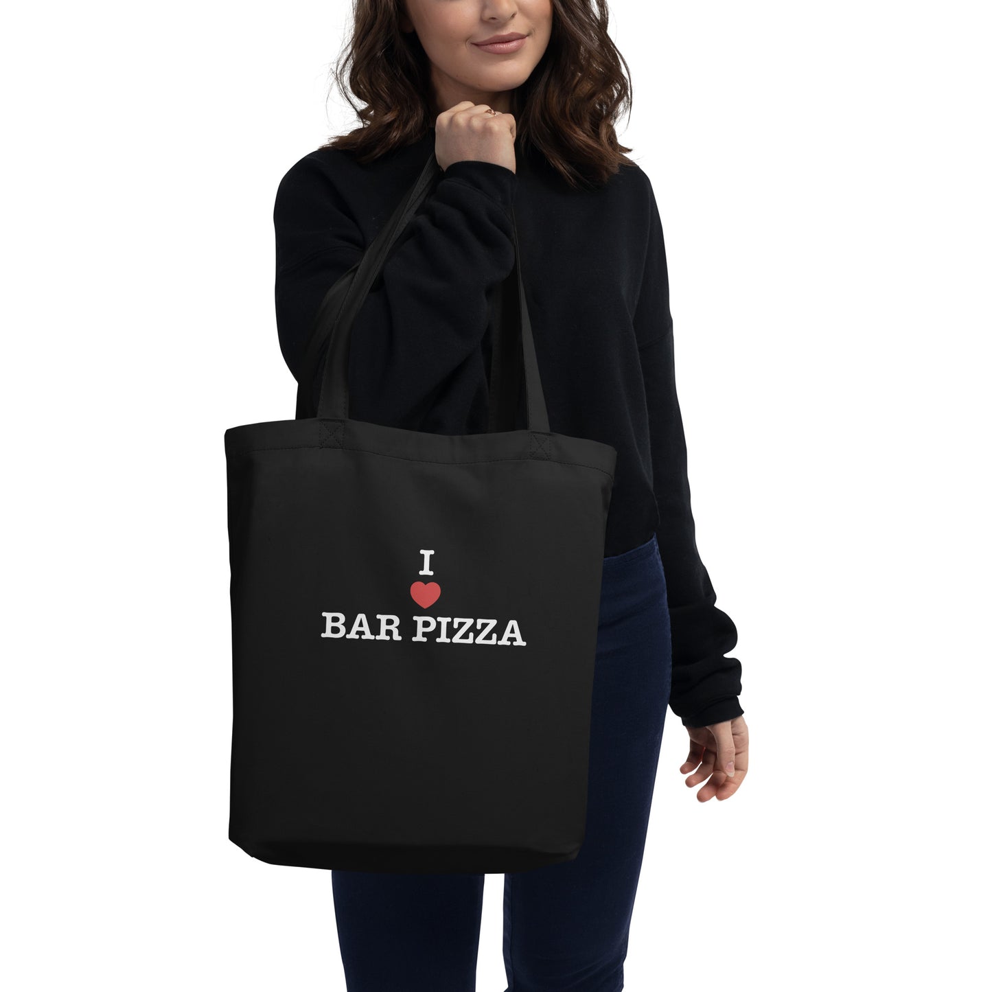 I Heart Bar Pizza Takeout Tote Bag