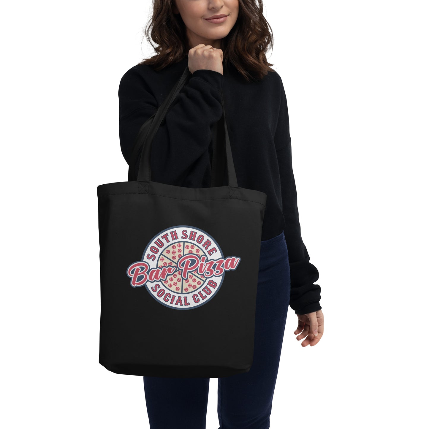 South Shore Bar Pizza Social Club Logo Takeout Tote Bag