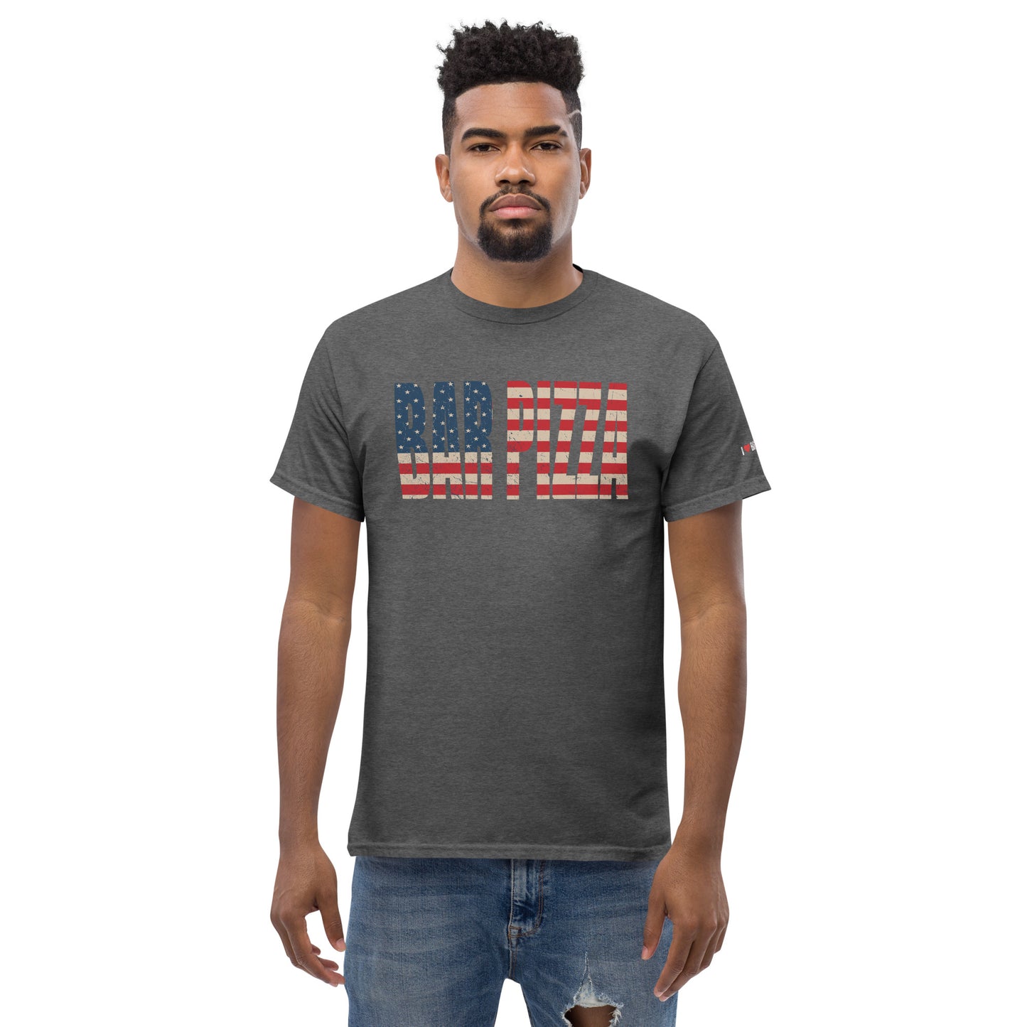 American Flag 4th of July Bar Pizza Shirt