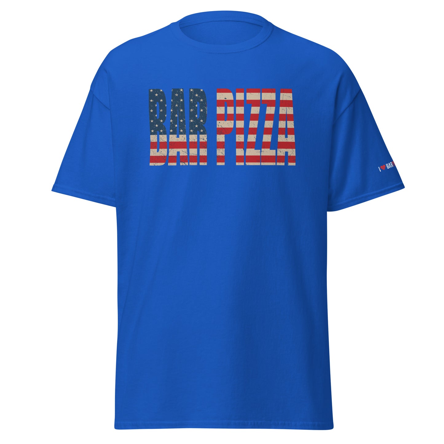 American Flag 4th of July Bar Pizza Shirt