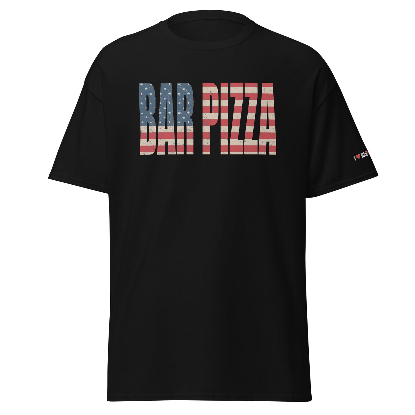 American Flag 4th of July Bar Pizza Shirt
