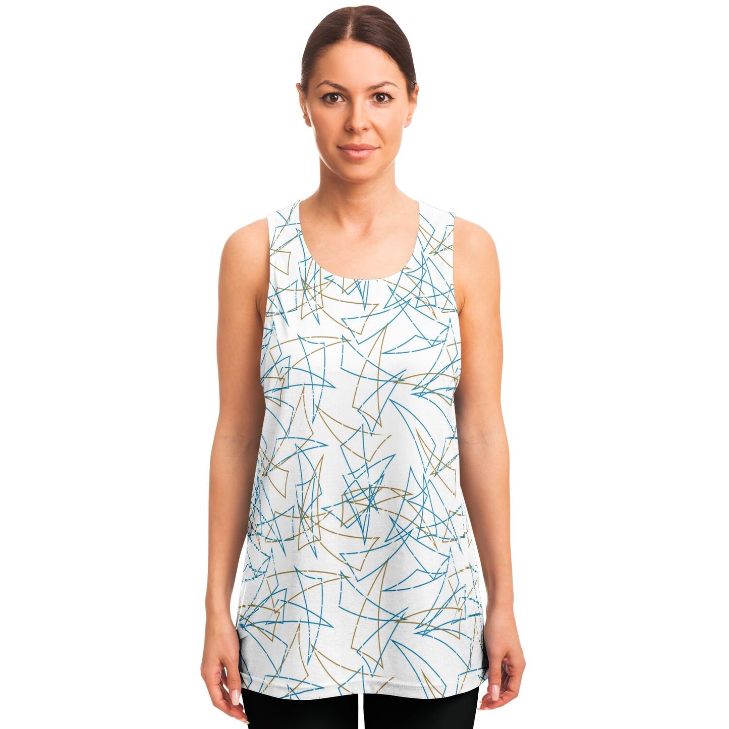 Randolph Bar Pizza Table Pattern All Over Print Tank Top