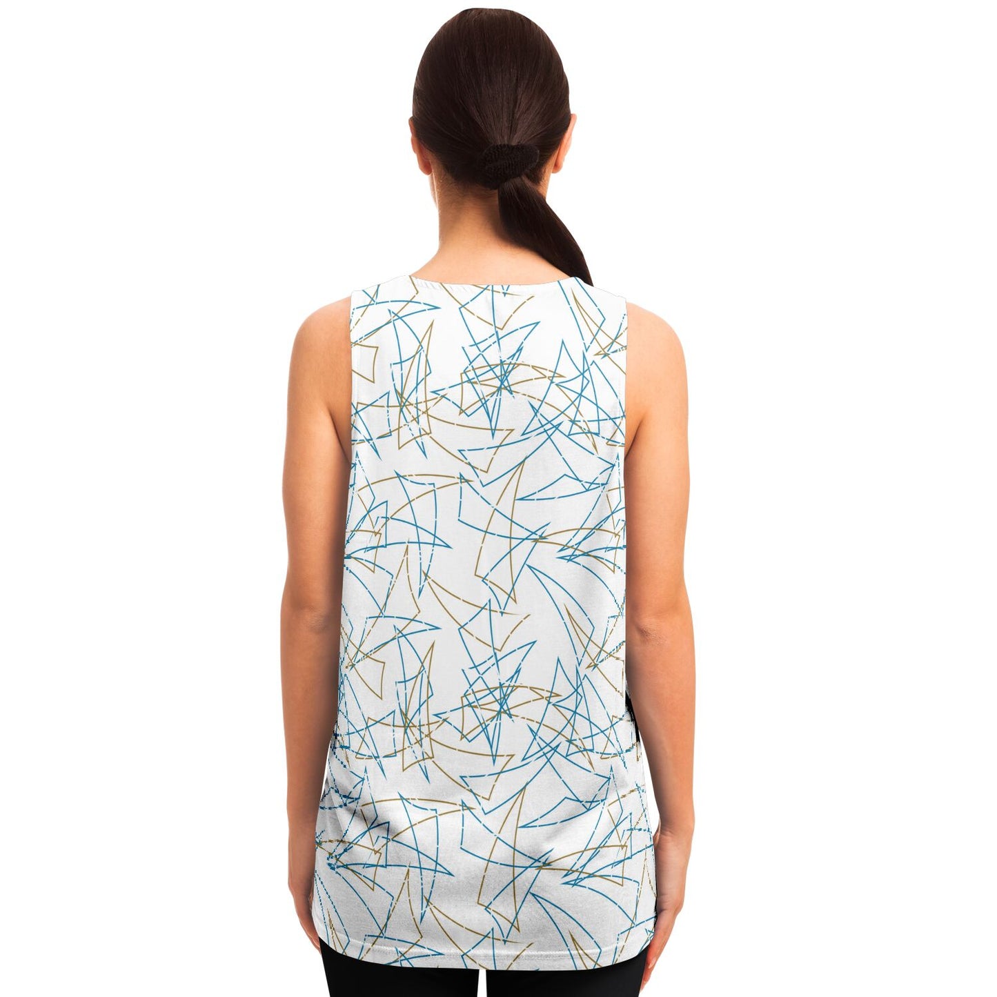 Randolph Bar Pizza Table Pattern All Over Print Tank Top