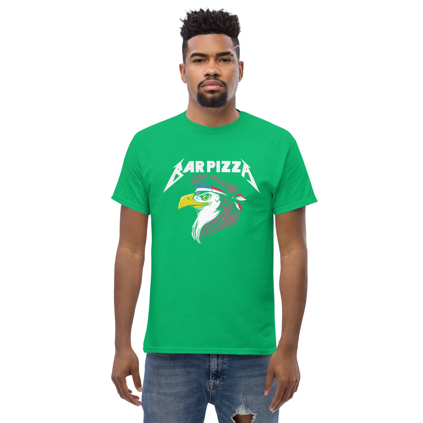 South Shore Bar Pizza American Mullet Eagle Tee