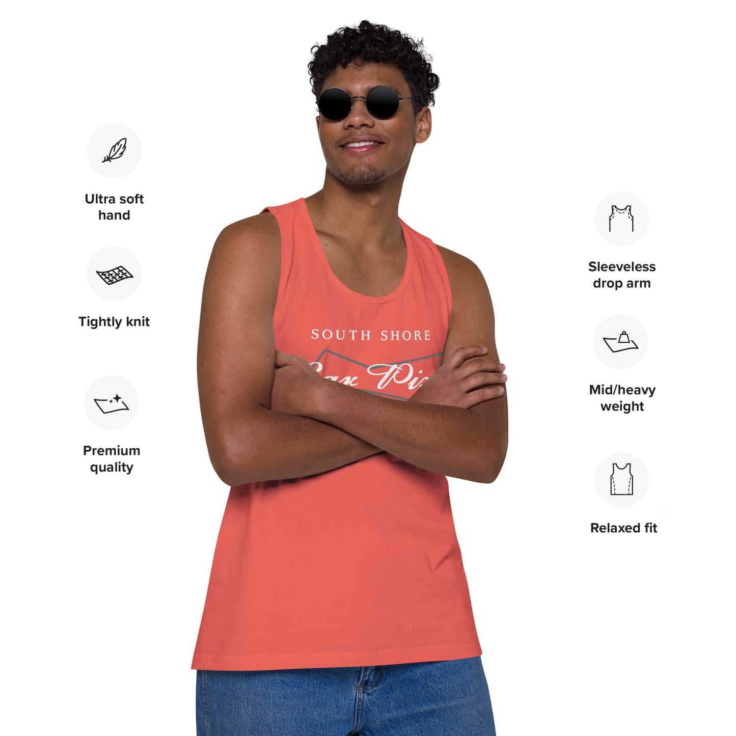 South Shore Bar Pizza Party Tank Top