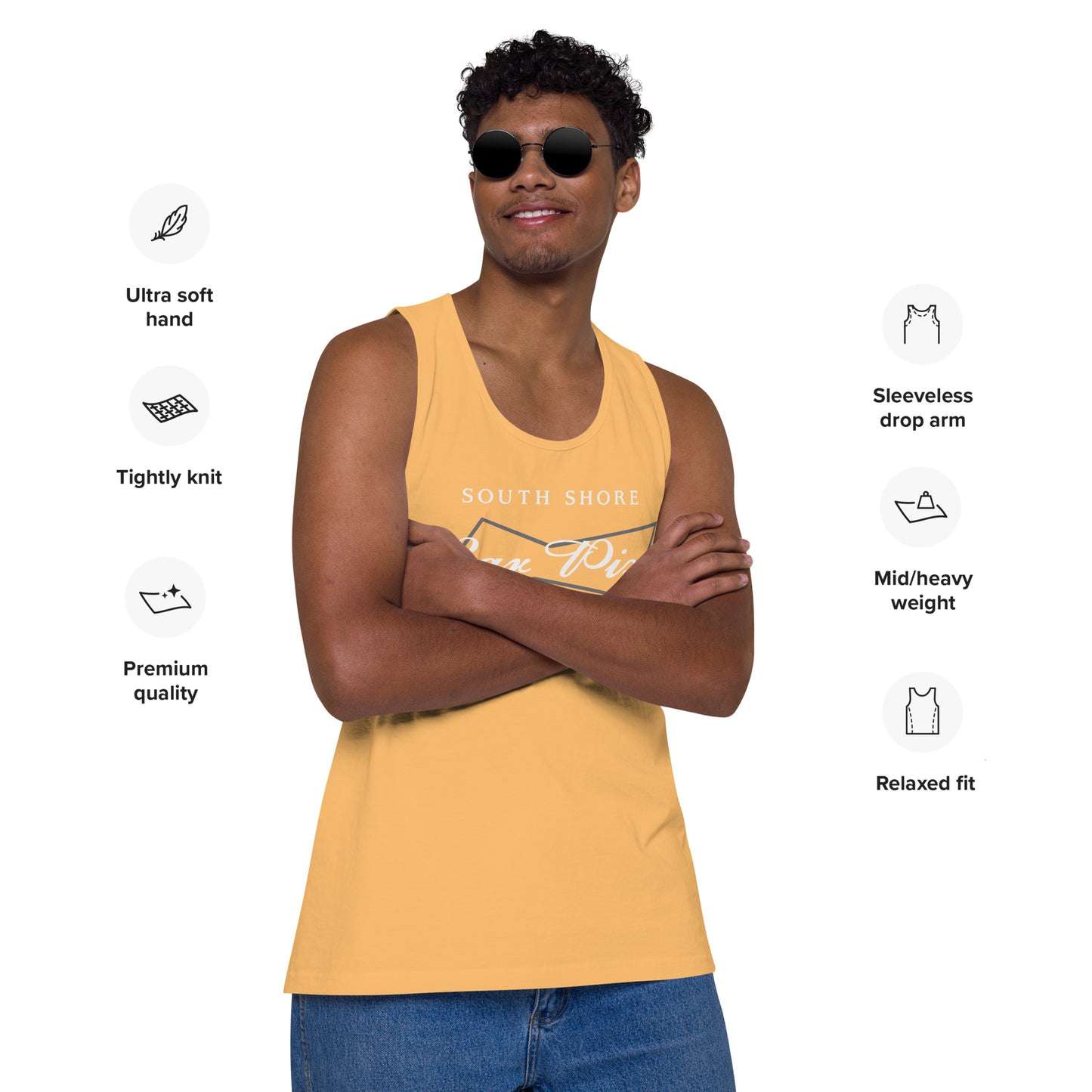 South Shore Bar Pizza Party Tank Top