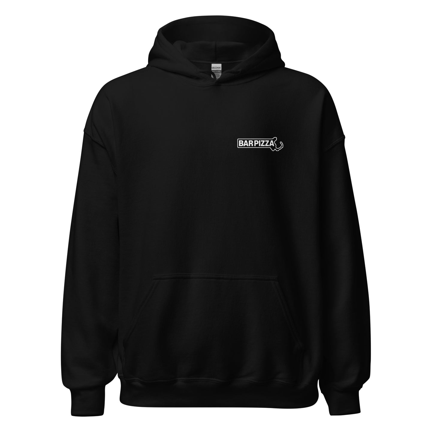 South South Bar Pizza Social Club Hoodie - State Logo Front - SSBPSC Logo on Back