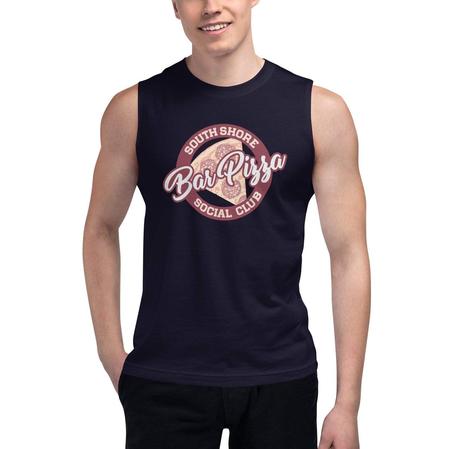 South Shore Bar Pizza Social Club Muscle Shirt Tank Top