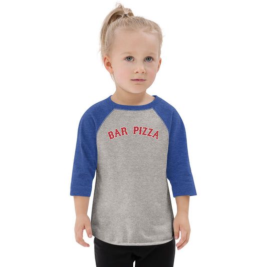 Toddler Bar Pizza Baseball Shirt