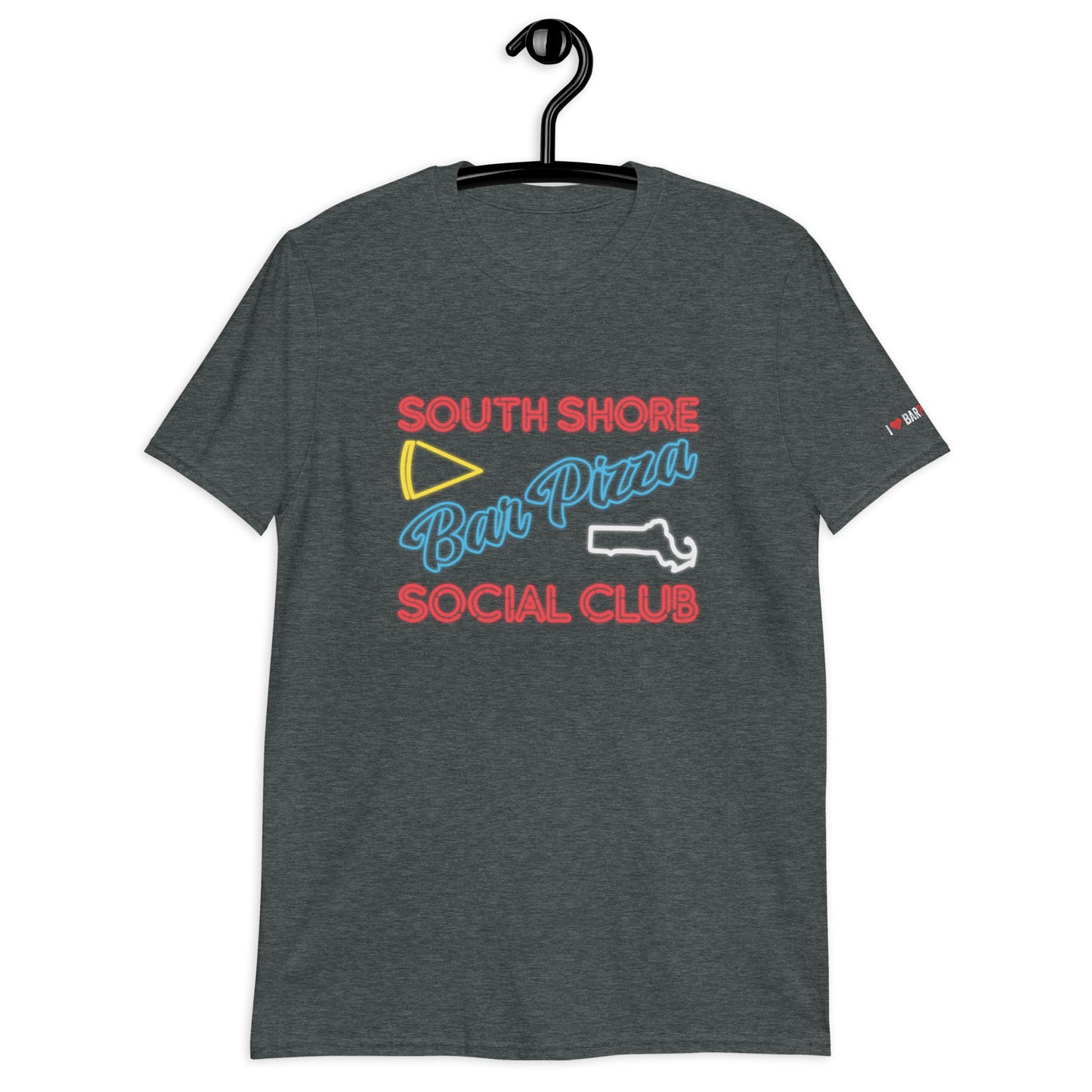 SSBP South Shore Bar Pizza Social Club Neon Sign Tee