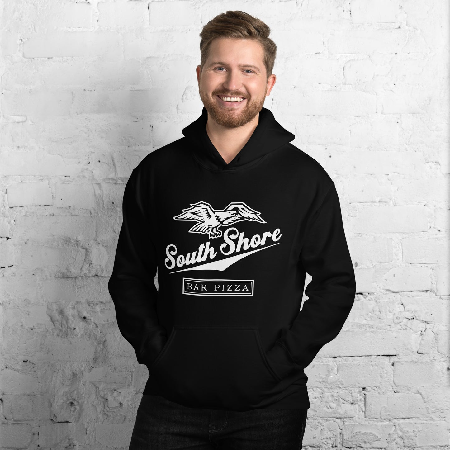 South Shore Bar Pizza - Unisex Eagle Hoodie