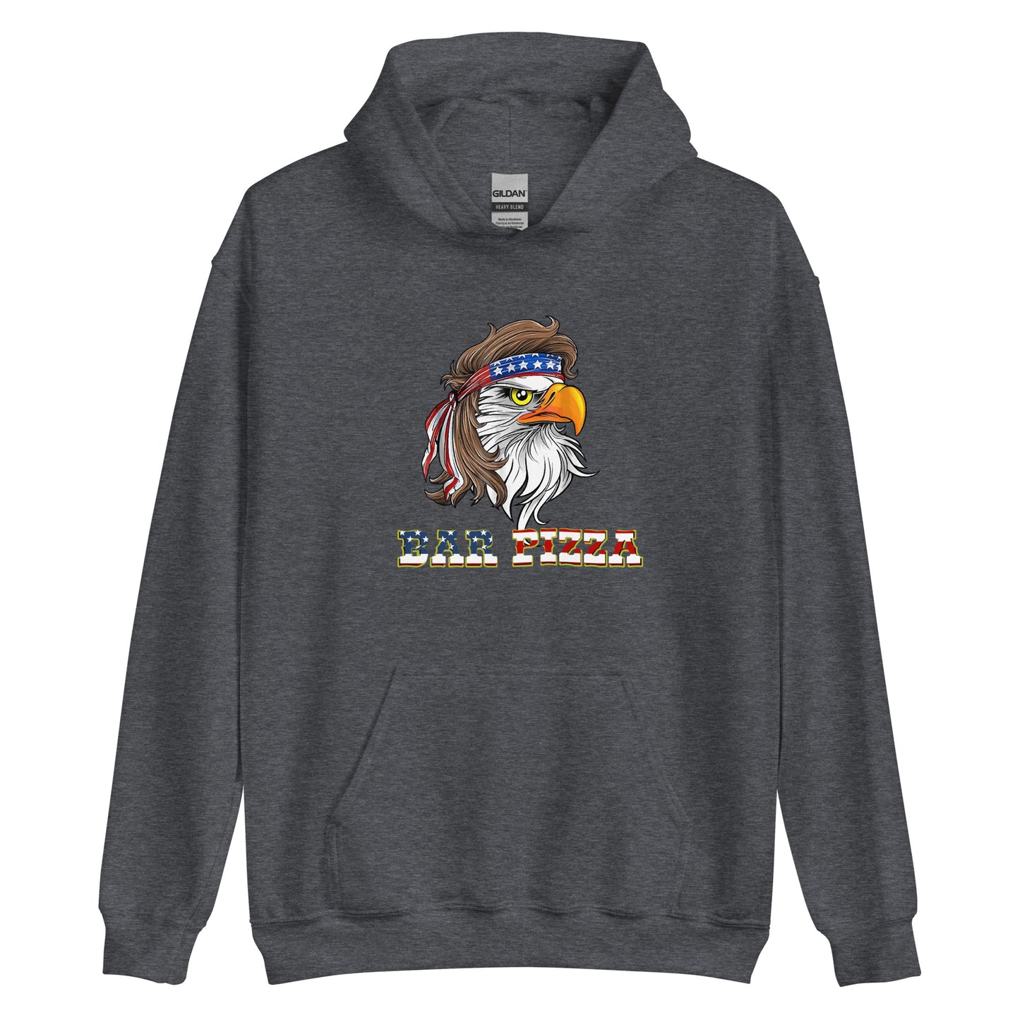 Merica Eagle Bar Pizza Hoodie