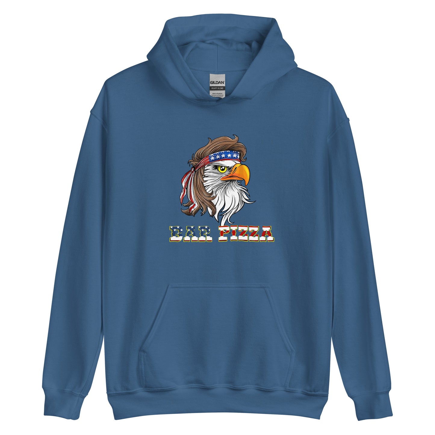 Merica Eagle Bar Pizza Hoodie