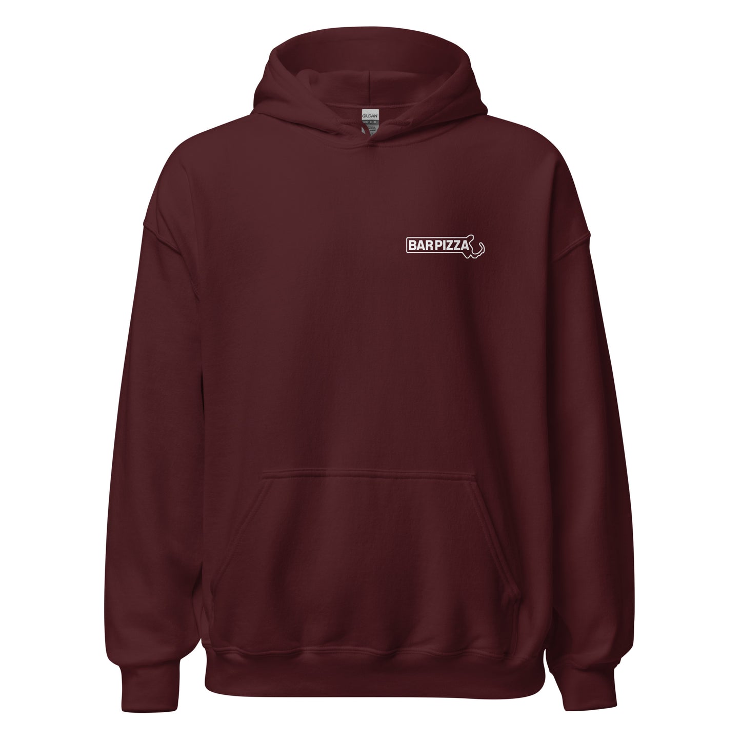 South South Bar Pizza Social Club Hoodie - State Logo Front - SSBPSC Logo on Back