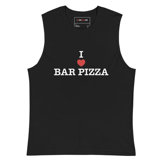 Unisex I Heart Bar Pizza Muscle Shirt Tank Top