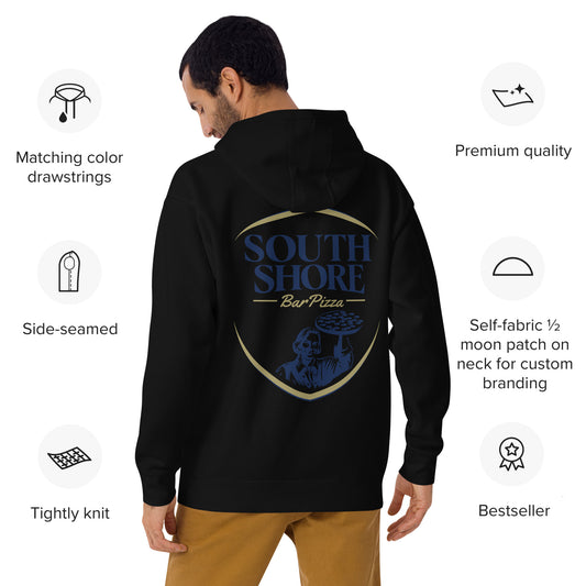 South Shore Bar Pizza Social Club - Two Sided Premium Hoodie