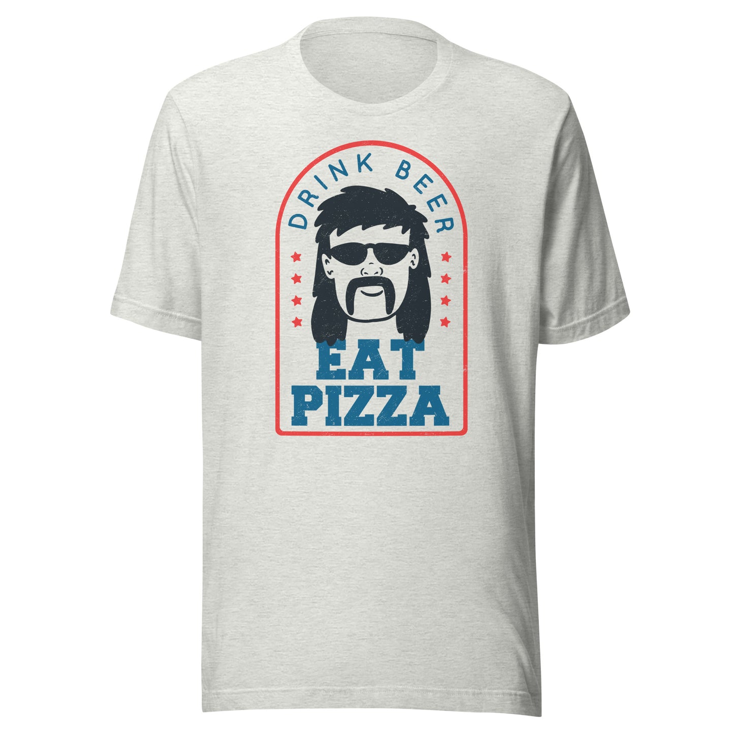 Drink Beer Eat Pizza Mullet T-Shirt