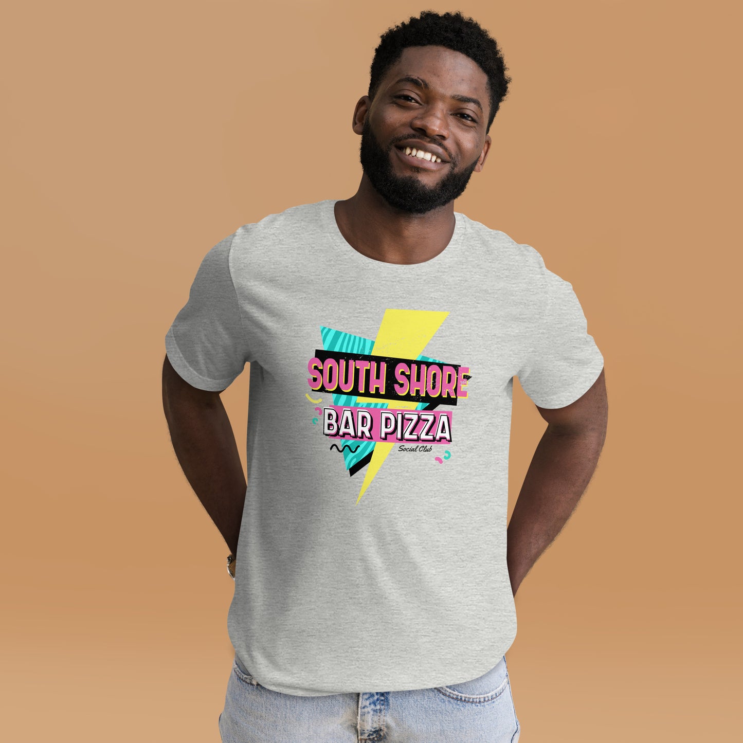 90's Style South Shore Bar Pizza Social Club Tee